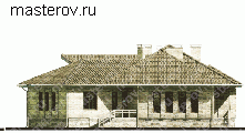 Одноэтажный жилой дом № J-507-1K - вид справа