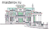 Особняк-дворец № S-769-1K - вид слева