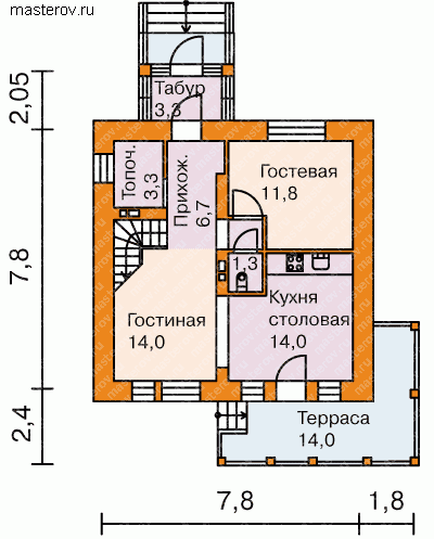   8  8  T-104-1K [35-35, W-125, 7-572, G-1184-0] - 1- 