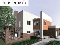 Проект дома в стиле Конструктивизма № V-574-1K